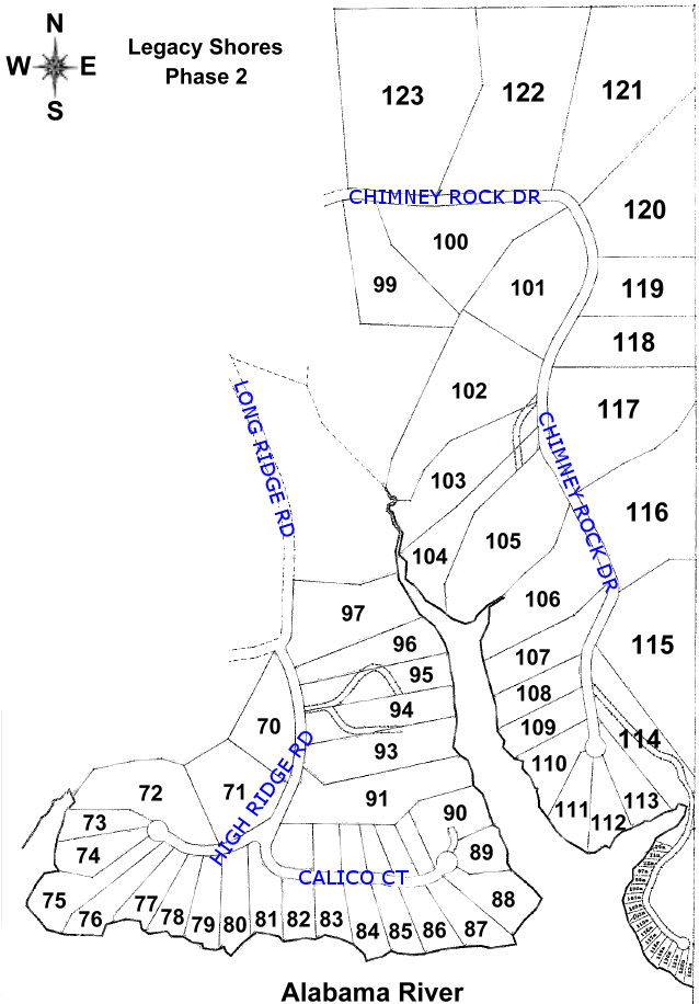 Legacy Shores Home Owners Association Maps